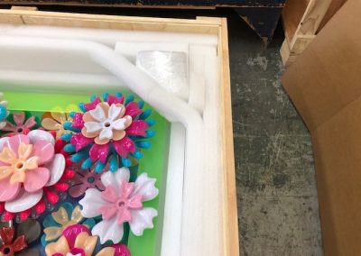3D flower bed crating - The Box Depot